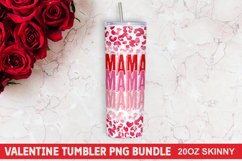 Valentine Tumbler PNG Bundle - Skinny Tumbler Sublimation Product Image 4