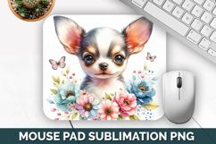 Dog Mouse Pad, Cute Animals Mouse Pad PNG, Animal Lover Gift Product Image 1