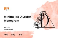 Minimalist Letter Monogram Product Image 1