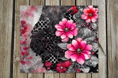 Vintage Hearts | 4 gothic Skinny tumbler sublimation designs Product Image 4