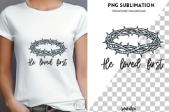He loved first png design for T-shirts Product Image 4