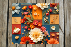 3D Flowers | 4 Skinny tumbler sublimation designs P Product Image 4
