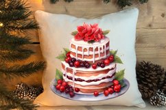 Christmas Cake Clipart, Christmas Cake Clipart Product Image 4