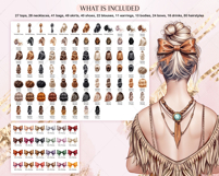 Ethnic Besties Clipart Portrait Creator Product Image 4