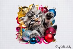 Christmas Cats Clipart Bundle PNG Product Image 5