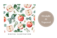 Apples Tumbler Wrap Design, Fruits Tumbler Sublimation Product Image 4