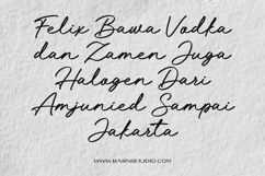 Sederhana Bold Handwriting Font Product Image 4