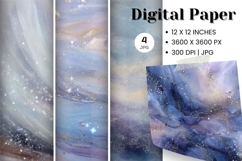 Purple glitter Background Wallpaper Sparkles Digital Paper19 Product Image 1