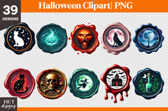 Halloween Wax Seals Clipart Bundle Halloween sublimation Product Image 7