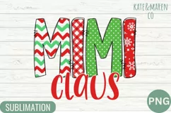 Mimi Claus PNG | Mimi Christmas Sublimation Product Image 2