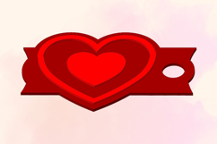 Hearts, 40 OZ Tumbler, STL/3MF files for 3D Printing Product Image 4
