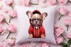 Cute Valentine Dog Clipart, Valentines Day Dog Clipart Product Image 4