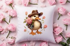 Vintage Valentines Farm Animals Clipart, Valentines Couple Product Image 4
