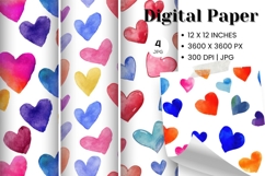 Heart Valentines Background Love Wallpaper Bokeh Backdrop141 Product Image 1