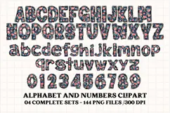 Mother's Day Alphabet clipart, mother’s day letters doodle Product Image 4