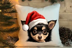 Christmas Peeking Dogs Clipart, Christmas PNG Product Image 4