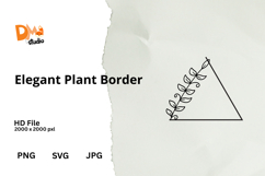 Elegant Plant Border Product Image 1