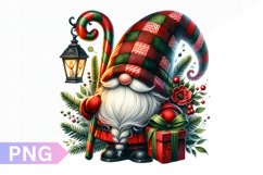 Christmas Gnome Sublimation, Clipart PNG Design Product Image 1