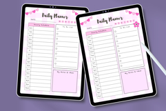 Cute Aesthetic Daily Planner Template | Editable Canva Daily Product Image 4