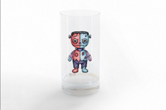 Frankenstein Monster Stitched Doll Halloween Voodoo PNG Cute Product Image 3