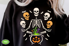 Funny Skeleton Halloween PNG, Spooky Season PNG, Halloween Product Image 2