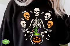 Funny Skeleton Halloween PNG, Spooky Season PNG, Halloween Product Image 2