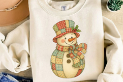 Rustic Christmas Snowman Sublimation, Christmas Png Product Image 4
