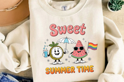 Sweet Summer Time Sublimation, Watermelon Png Product Image 4