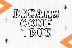 Birdsun Outline - Whimsical &amp; Playful Handwritten Font Product Image 3