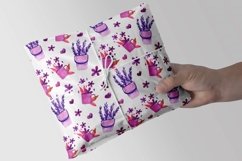 "Purple Cottage" Lavender Digital Papers Product Image 6