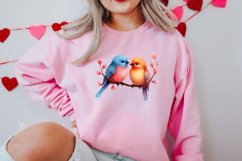 Breeds of Valentine Kissing Birds Bundle, Birds Clipart Product Image 9