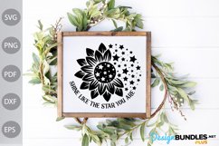 Shine Like The Star You Are / Inspirational Quotes SVG File Product Image 3