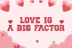 Norwester Valentine - Bold Varsity Love Font Product Image 3