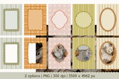 Hand-Drawn Vintage Cottagecore Frames PNG Product Image 2