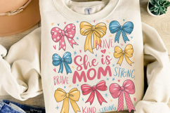She Is Mom Sublimation, Mothers Day Png Product Image 4