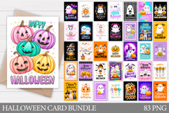 Halloween Card Bundle. Halloween Card Printable Product Image 1