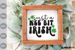Just A Wee Bit Irish SVG Design - St. Patricks Shirt Product Image 3