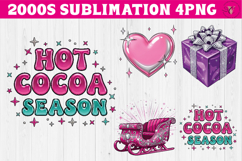 Retro 2000s sublimation | Y2K Christmas PNG Product Image 1