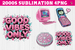 Retro 2000s sublimation bundle | Y2K Christmas PNG Product Image 7