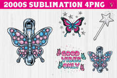 Retro 2000s sublimation | Y2K Christmas PNG Product Image 1