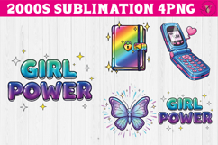 Retro 2000s sublimation bundle | Y2K Christmas PNG Product Image 10