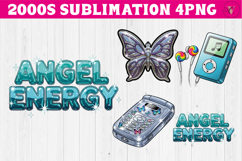 Retro 2000s sublimation bundle | Y2K Christmas PNG Product Image 15