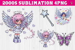 Retro 2000s sublimation bundle | Y2K Christmas PNG Product Image 16