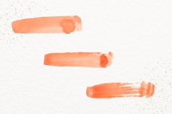 Red watercolor splash clipart, Red watercolors Product Image 4