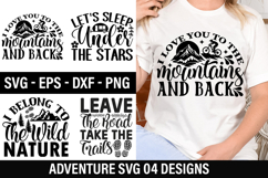 Adventure SVG Design - Leave The Road Take The Trails Product Image 1