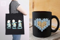 Winter Bears 9 Watercolor Cliparts PNG sublimation Product Image 7