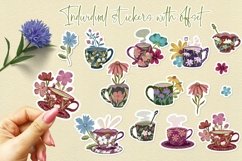 Chic tea art sticker pack Product Image 4