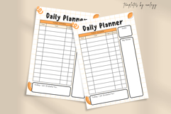 Cute Daily Planner Template Editable Canva PDF, Aesthetic Product Image 2