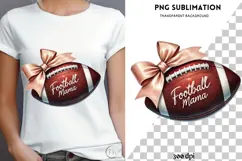 Football mama png design for T-shirts Product Image 4