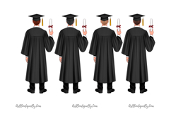 Graduate Boy Clipart, Class of 2025 PNG Product Image 4